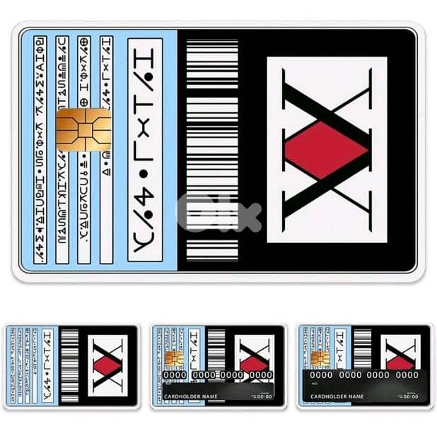 Hunter X Hunter credit card skin 0