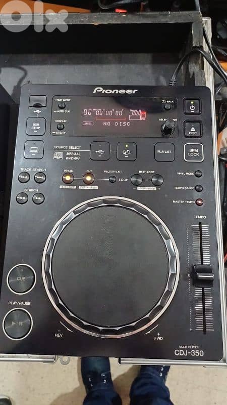 pioneer cdj 350 + mixer pioneer 400 + case 3