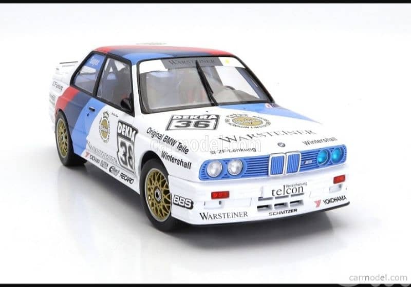 BMW M3 (E30) Evo DTM 1989 diecast car model 1;18. 3