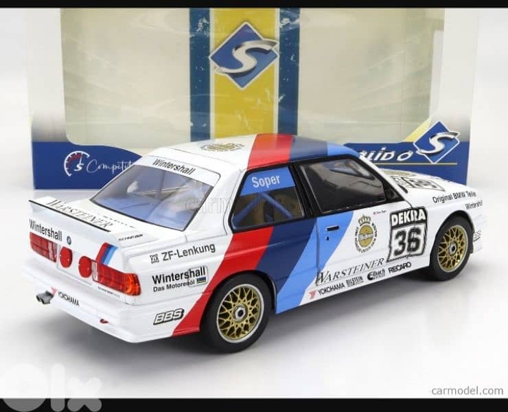 BMW M3 (E30) Evo DTM 1989 diecast car model 1;18. 4