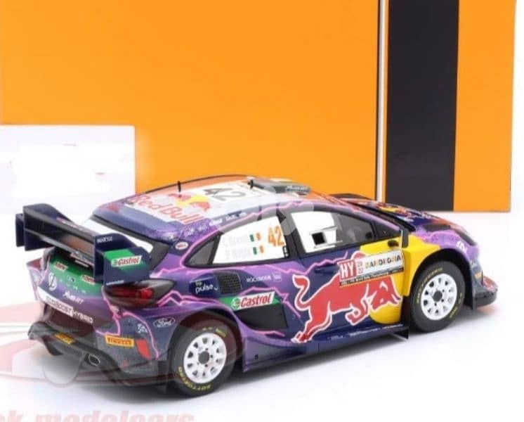Ford Puma Rally 1 (Rally Sardinia 2022) diecast car model 1;18. 4