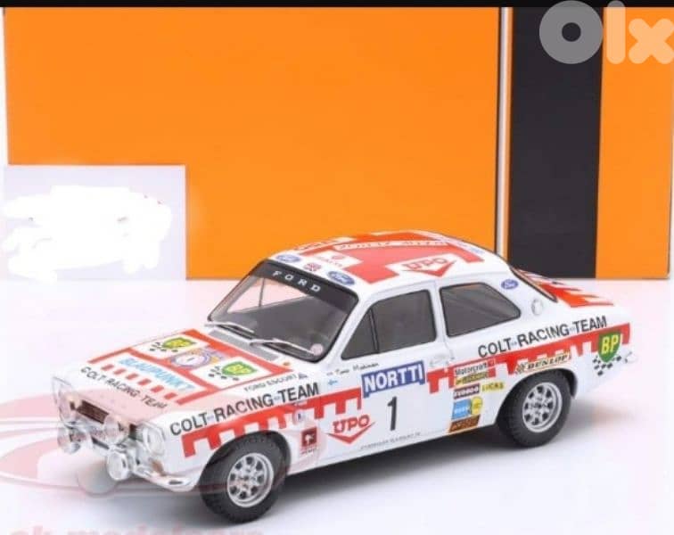 Ford Escort RS 1600 MK1 (Rally 1974) diecast car model 1;18 0