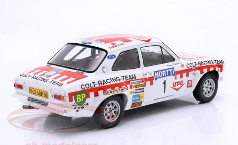 Ford Escort RS 1600 MK1 (Rally 1974) diecast car model 1;18 3