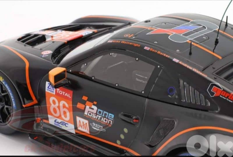 Porsche 911 RSR (24h Le Mans 2020) diecast car model 1;18 6