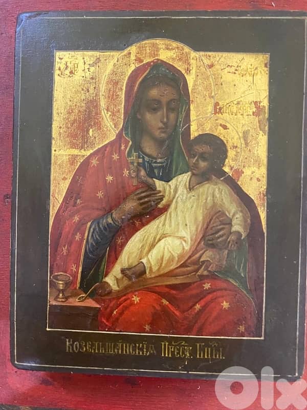 antique rare Russian icon 5