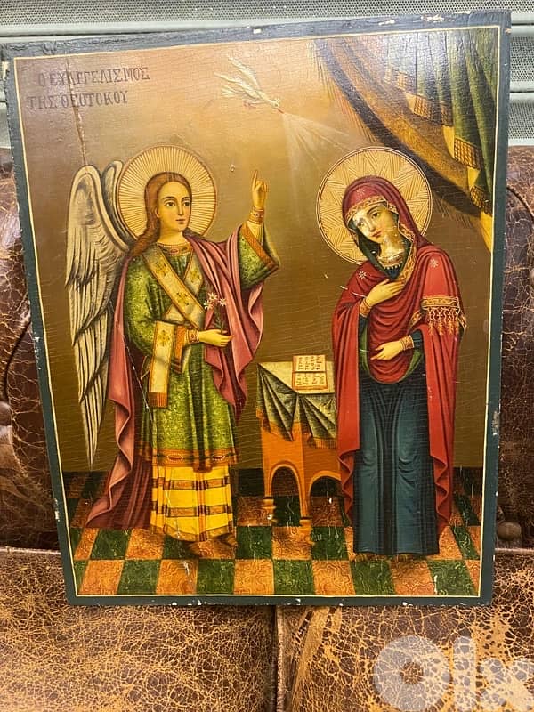 antique greeck icon 19 th century 8