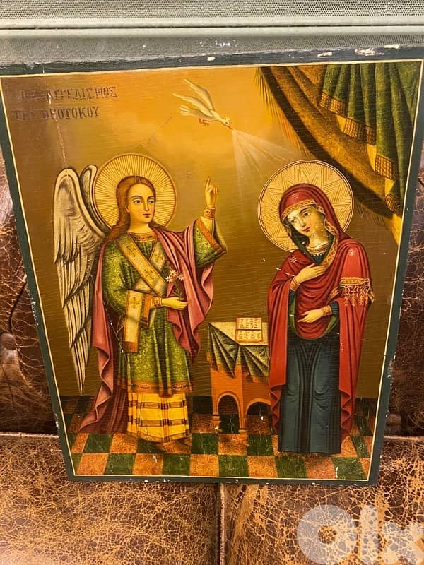 antique greeck icon 19 th century 9