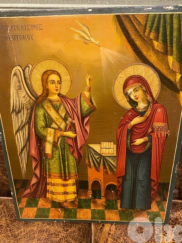 antique greeck icon 19 th century 10