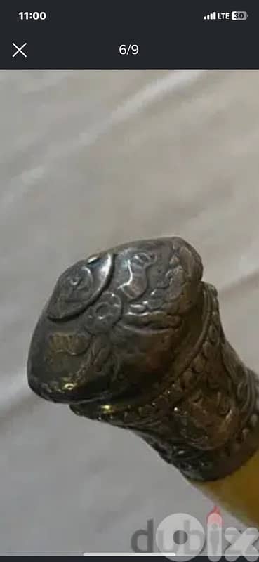 antique English eary 19th century royal Sheffield cane 6