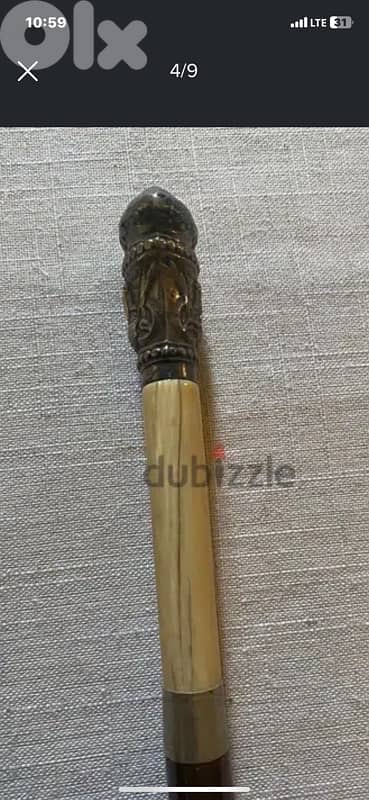 antique English eary 19th century royal Sheffield cane 7