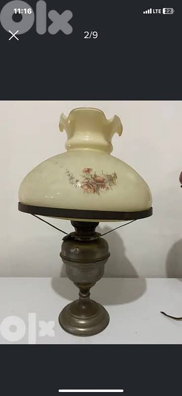 antique opaline French lusters 1