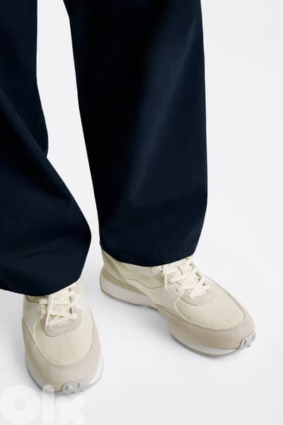 ZARA Men's Sports Shoes - Off-White 41