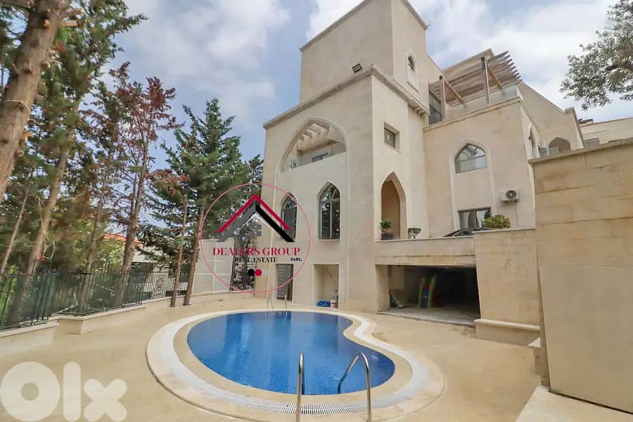 Private Pool ! Prestigious Modern Villa for sale in Mtayleb 0