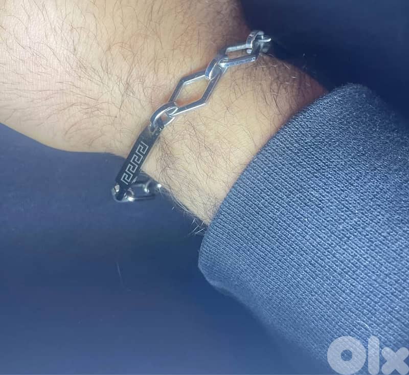 Men’s black onyx bracelet 1