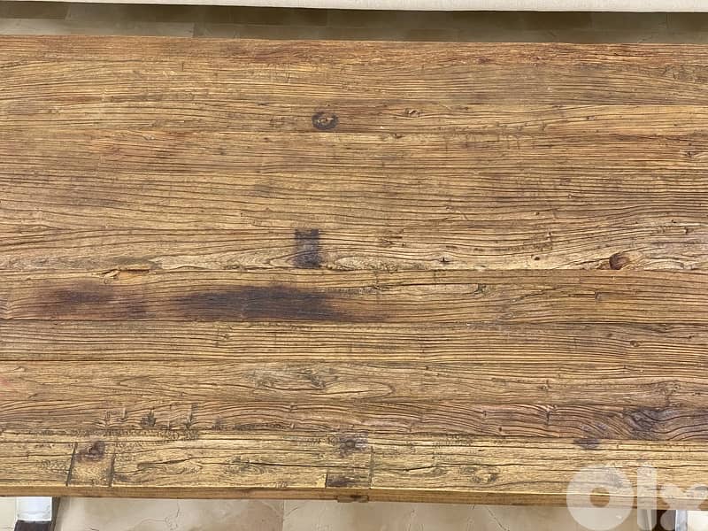 Vanlian  Wooden center table with Chrome legs 2