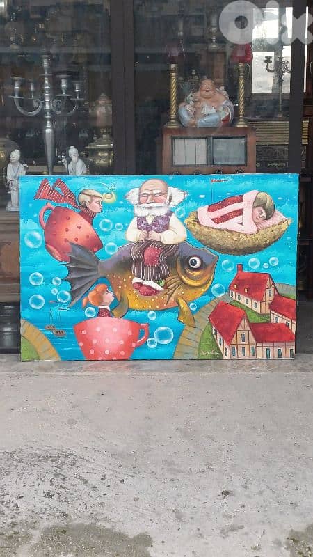 لوحة رسم زيتي روسية 1