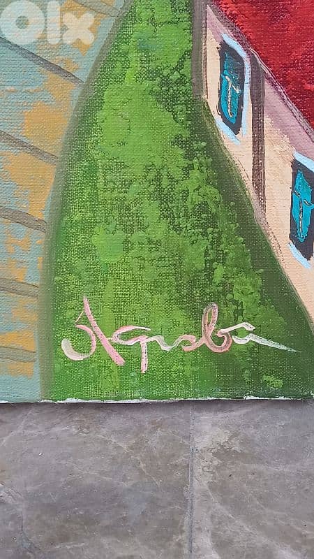 لوحة رسم زيتي روسية 12