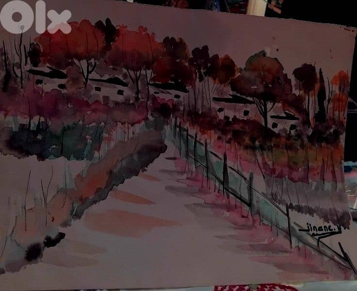 رسم زيتي 0