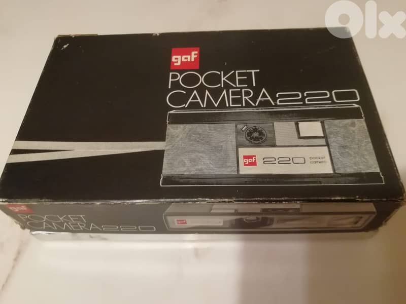Vintage GAF 220 film pocket camera in box made in Japan still in mint 5