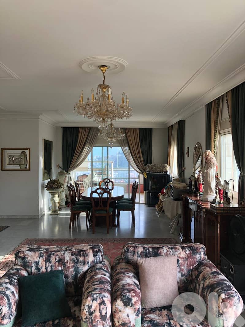 Al Barbara fully furnished apartment open view overlooking zahle #6465 0