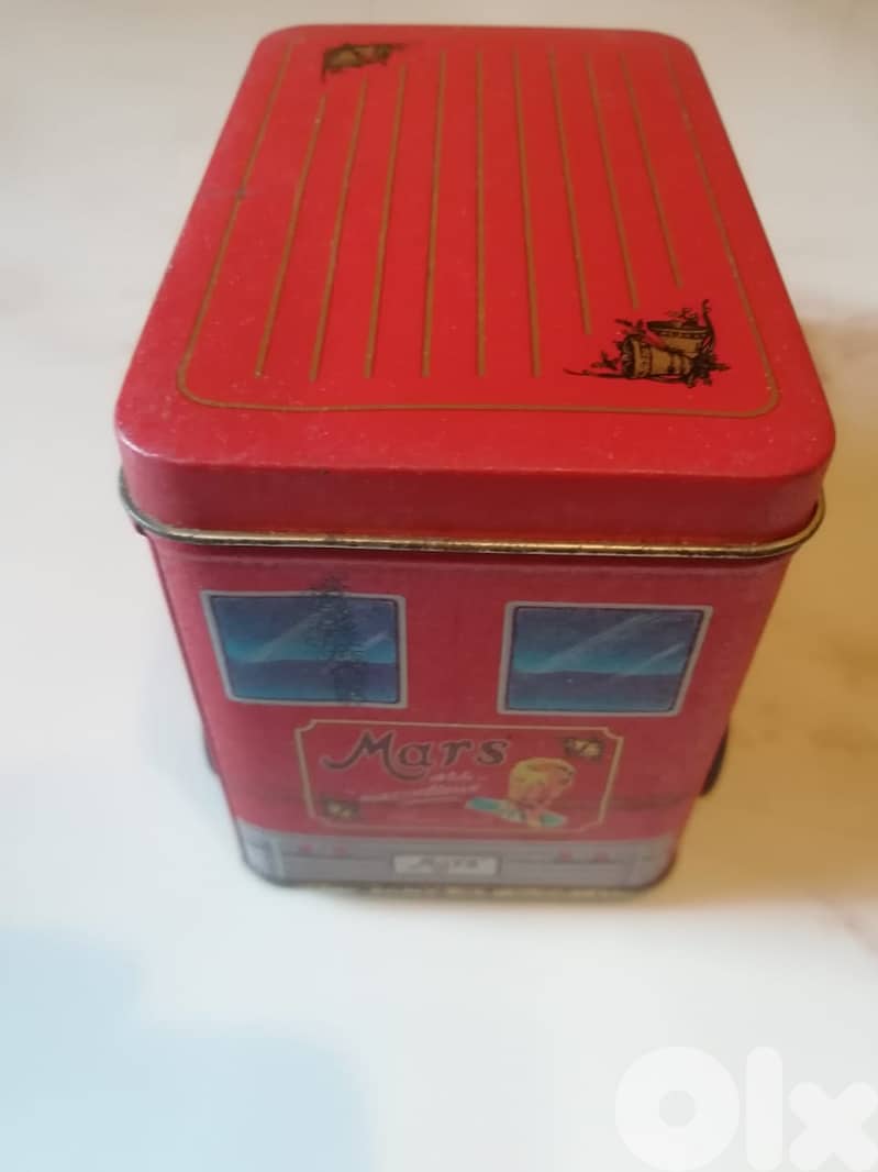 Vintage tin Milky Way - Mars chocolate collectable trucks 8