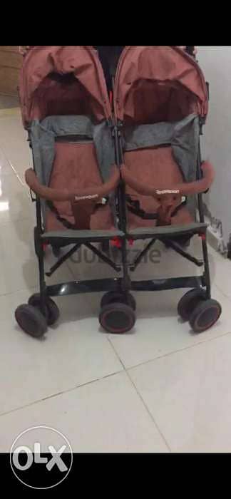 عرباية توأم twins stroller 1