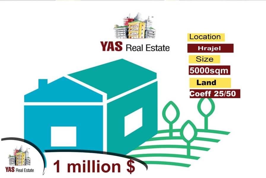Hrajel 5000m2 | Land | Coeff 25/50 | Unlockable View | AC | 0
