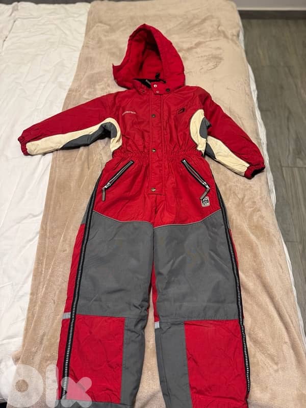 one piece kids snow suit from sweden like new unisex 6-8y 1