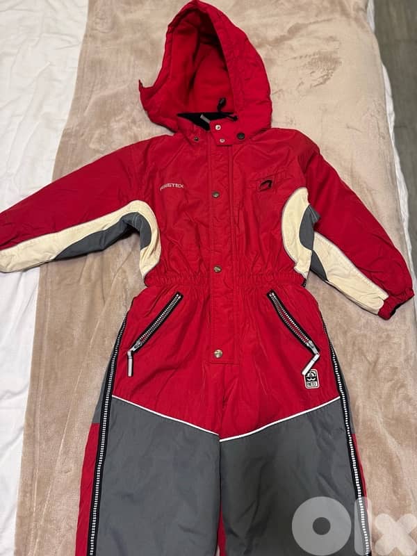 one piece kids snow suit from sweden like new unisex 6-8y 2