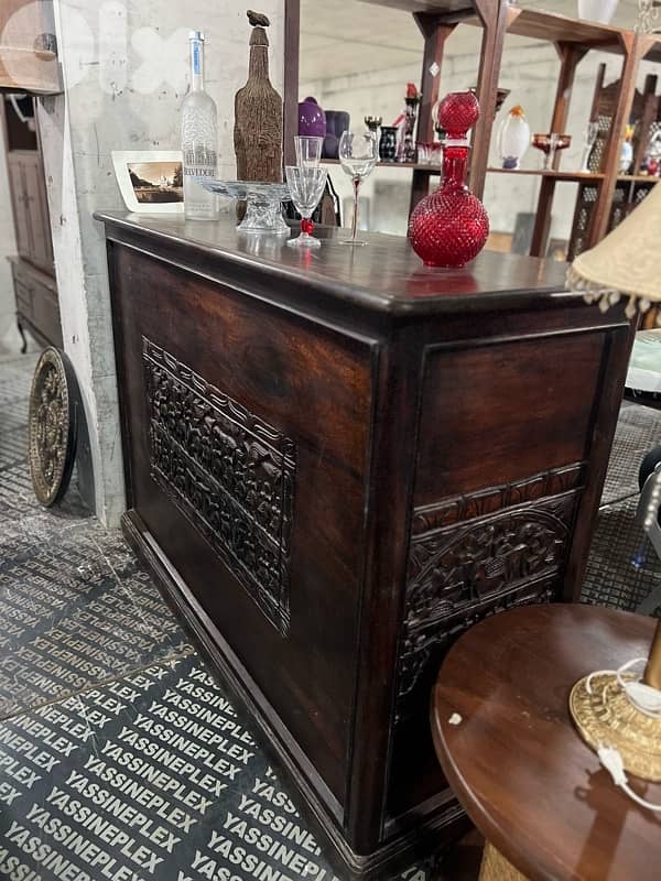 solid wood bar teak maseef 0