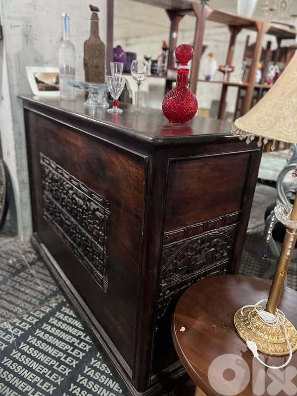 solid wood bar teak maseef 1