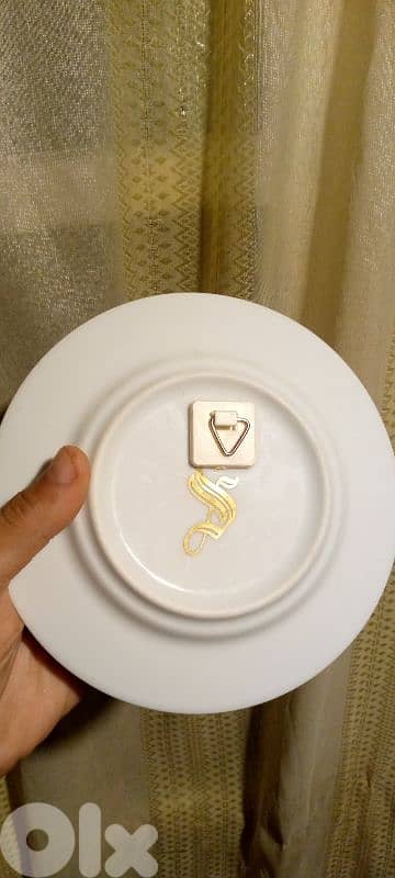 Plate 24k Gold 1