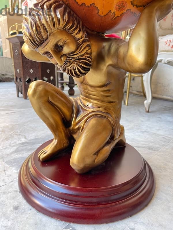 Elegant standing world globe barبار على شكل كرة ارضية خارقة النظافة 5