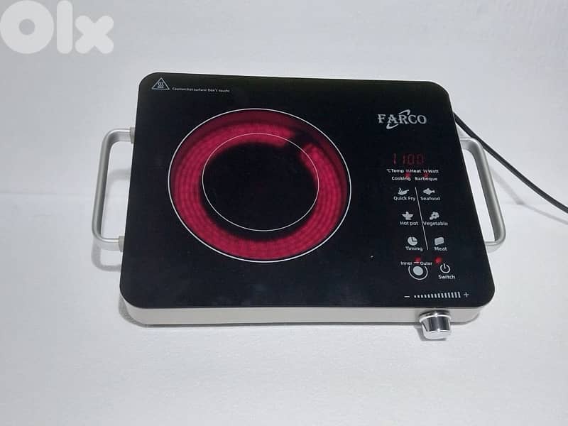 Farco Infrared Cooker Dual Heating Zones 0