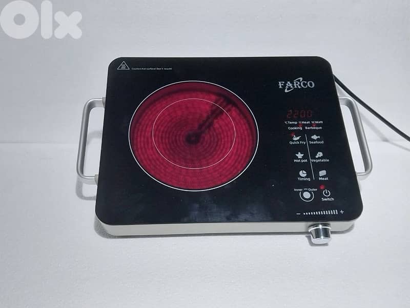 Farco Infrared Cooker Dual Heating Zones 1