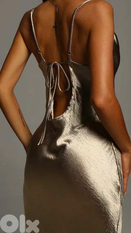 Gold maxi dress 2