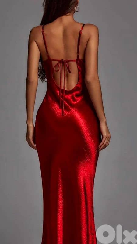 Red maxi dress 2