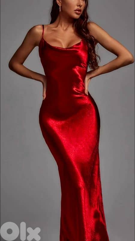 Red maxi dress 3