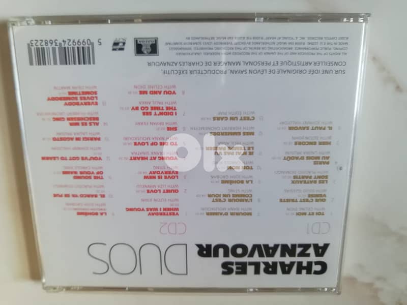 Charles Aznavour "Duos" 2 cds 2