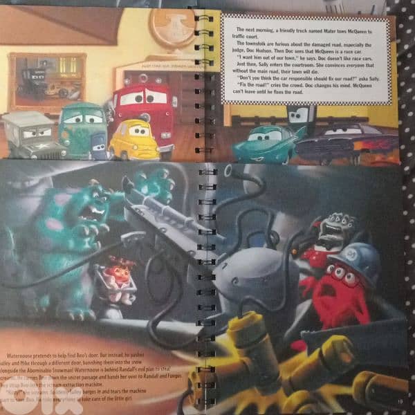 2 Story Reader books:The Incredibles+Cars 4
