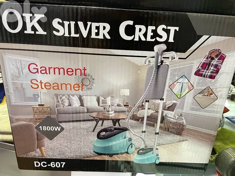 Garment steamer silver crest available 1800W and 2000W 0