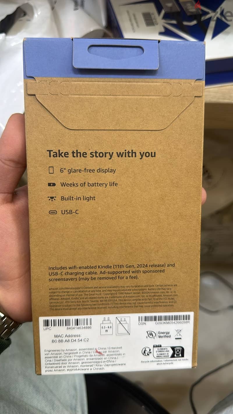 Amazon Kindle Gen 11 6 inch 16gb black 2024 1