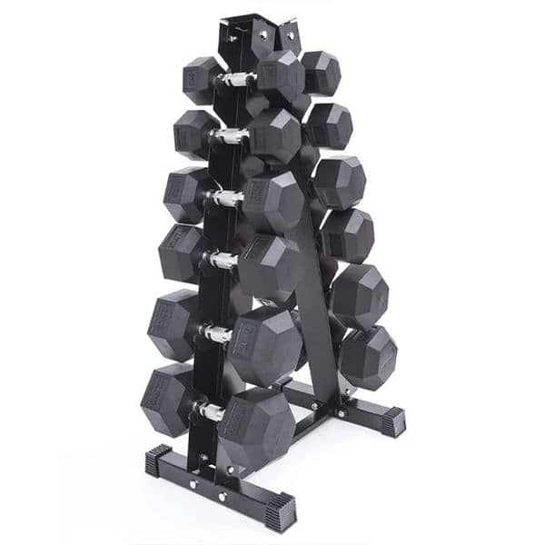 Hexagone Pyramid Dumbbell Rack GEO sport معدات رياضية متنوعة 0