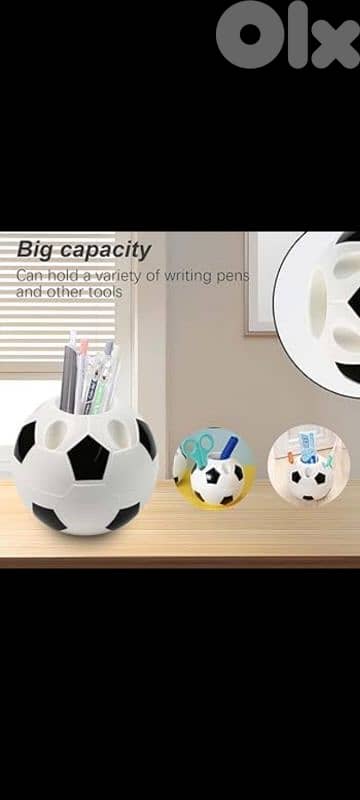 football shape stationery stand 1