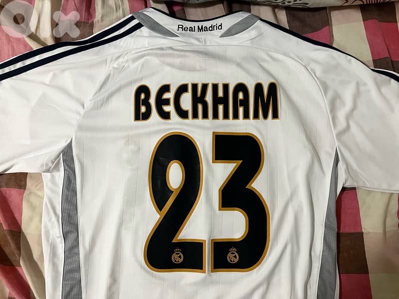 Real Madrid historian kit 2003 for the legend beckham by siemens 7