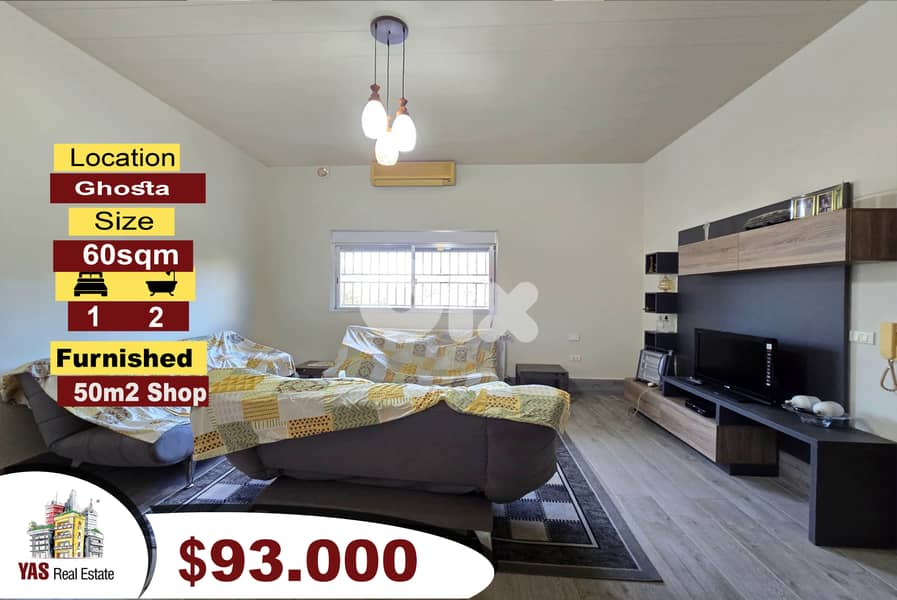 Ghosta 110m2 | Studio & Shop | Furnished | High End | DA | 0