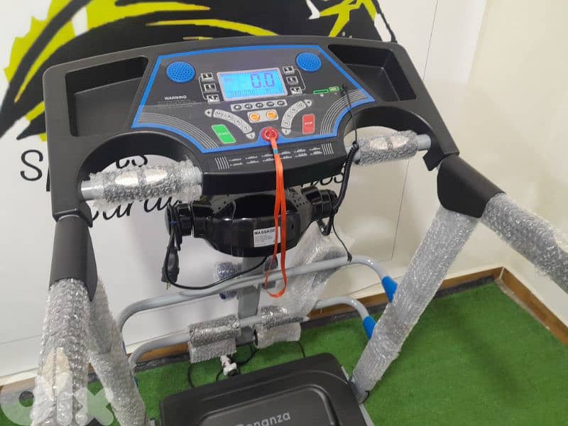 bonanza treadmill 2,5 hp motor full options 7