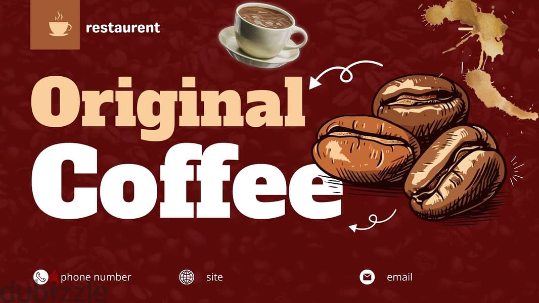 restaurent ads only for 10$ the design 4