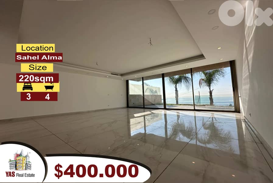 Sahel Alma 220m2 | 30m2 Terrace | Luxurious | Astonishing View | RA/IV 0