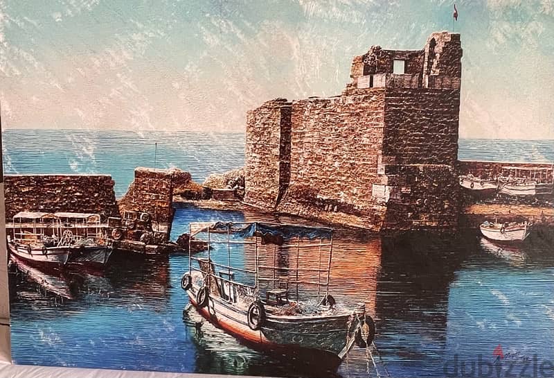 Beautiful Reproduction  Painting of Byblos  by Andre Kalfayan 0